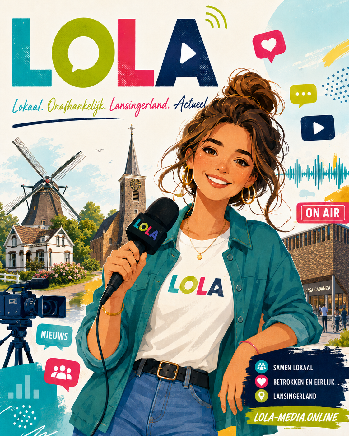 LOLA als zusterplatform voor lokale media uit Lansingerland.
